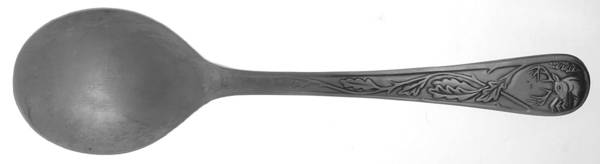 Deer (Stainless) Solid Serving Spoon