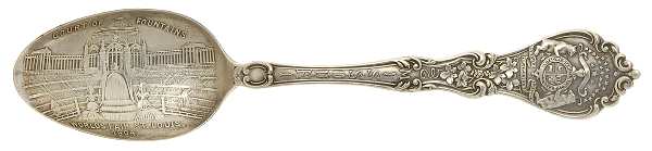 States & Cities Souvenir Spoons(Sterling) Missouri Five O'Clock Spoon