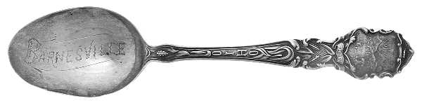 States & Cities Souvenir Spoons(Sterling) Ohio Five O'Clock Spoon