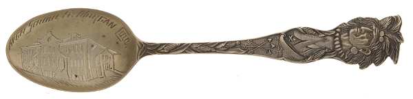 States & Cities Souvenir Spoons(Sterling) Colorado Five O'Clock Spoon