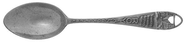 States & Cities Souvenir Spoons(Sterling) Colorado Demitasse Spoon