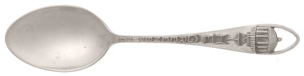States & Cities Souvenir Spoons(Sterling) West Virginia Demitasse Spoon