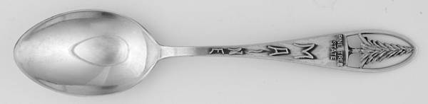 States & Cities Souvenir Spoons(Sterling) Maine Teaspoon