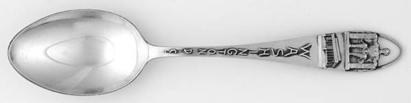 States & Cities Souvenir Spoons(Sterling) Washington DC Teaspoon