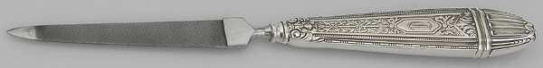 1500-Engraved (Sterling, Hollowware) Hollow Handle Nail File