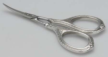 1500-Engraved (Sterling, Hollowware) Manicure Scissors
