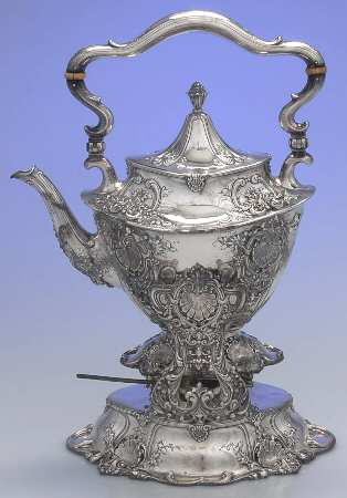 5242 (Sterling, Hollowware) Kettle, Stand & Burner