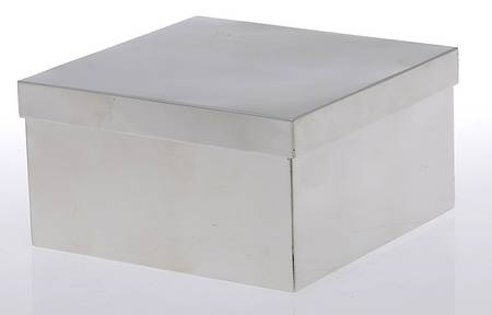 Pewter Hollowware Covered Box