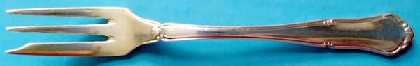Nymphenburg (Silverplate) Pastry Fork by Bruckmann & Sohne