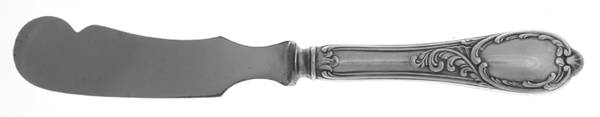 BGU1 (Silverplate) Individual Cheese Spreader, Silverplate Blade by Bestekfabrik Gurtler