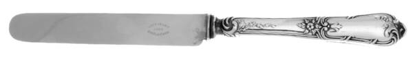 BOQ12 (Silverplate) Blunt Hollow Knife by Boulenger Adolphe