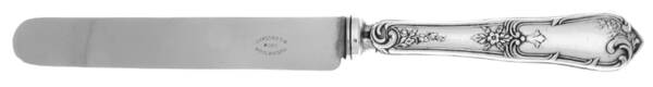 BOQ12 (Silverplate) Dessert Knife with Stainless Blade by Boulenger Adolphe