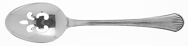 Manet (Stainless) Pierced Solid Serving Spoon