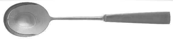 CAP2 (STAINLESS) Solid Salad Serving Spoon by Capri Stainless