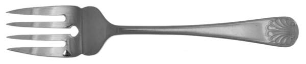Old English Shell (Stainless) Individual Salad Fork by Cooper Bros & Sons