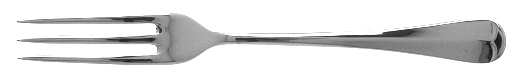 Queen Anne (Stainless, Glossy) 3 Tine European Fork