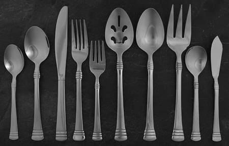 Codie (Stainless, Glossy) 45 Piece Starter Set