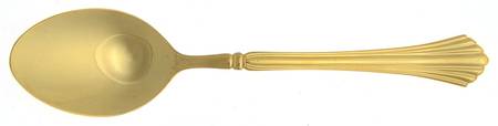 Gold Tracy (Gold Electroplate, China, Korea) Place/Oval Soup Spoon