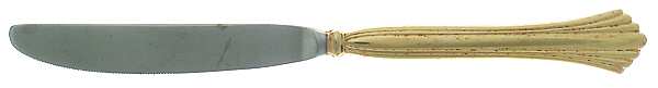 Gold Tracy (Gold Electroplate, China, Korea) Modern Solid Knife