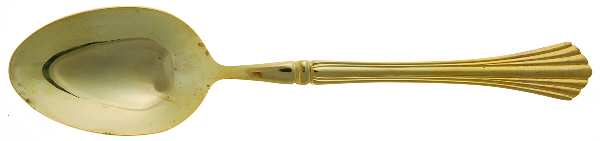 Gold Tracy (Gold Electroplate, China, Korea) Tablespoon (Serving Spoon)