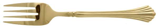 Gold Tracy (Gold Electroplate, China, Korea) Individual Salad Fork