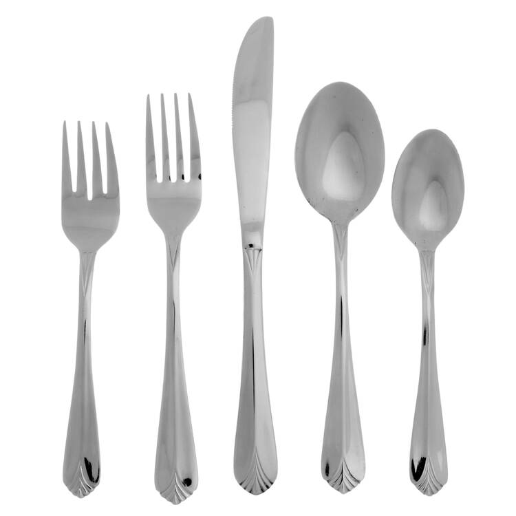Krysten (Stainless) 5 Piece Place Setting