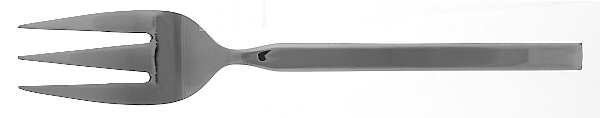 Suttan (Stainless, Glossy) Medium Solid Cold Meat Serving Fork