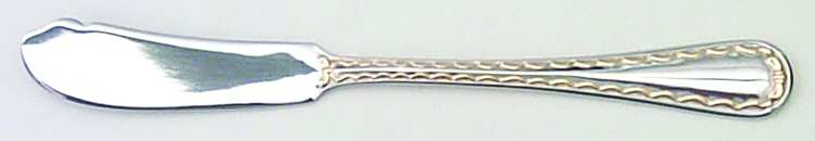 Dior Ribbon Gold (Stainless, Gold Accent) Flat Handle Master Butter Knife