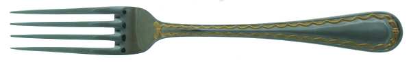 Dior Ribbon Gold (Stainless, Gold Accent) Individual Salad Fork