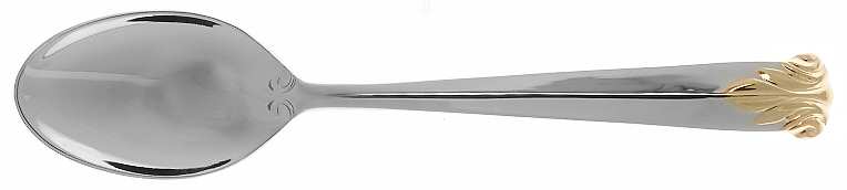 Fleur De Lys Gold (Stainless, Gold Acct) Teaspoon
