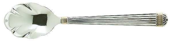 Gaudron (Stainless, Gold Accent) Sugar Shell Spoon
