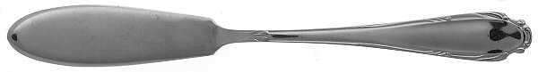 Princess Beatrix (Stainless) Flat Handle Master Butter Knife
