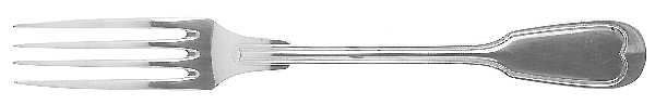 Filets (Silverplate) Fork
