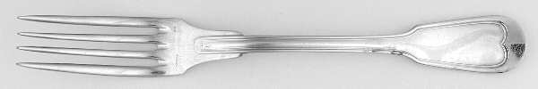 Filets (Silverplate) Solid Serving Fork