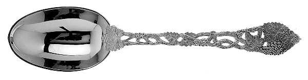 Chased & Pierced Vine (Sterling) Dessert/Oval Soup Spoon