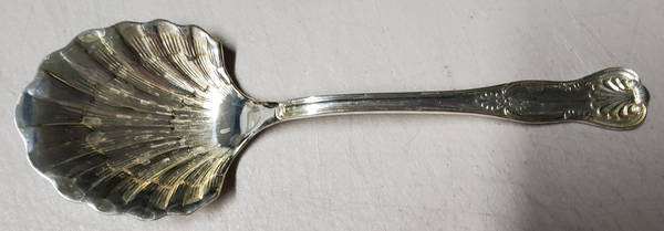 Kings (Silverplate) Solid Shell Berry/Casserole Spoon