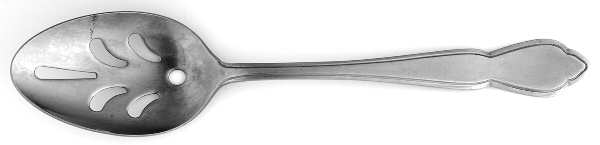 Livingston (Stainlss) Pierced Tablespoon (Serving Spoon) by The Cellar(Flatware)