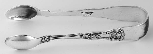 Kings (Silverplate) Sugar Tongs