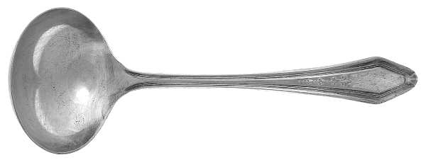 Two (Silverplate) Solid Gravy Ladle