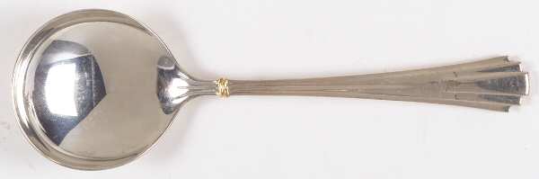 De Louis Cartier (Sterling) Round Bowl Soup Spoon (Cream Soup)