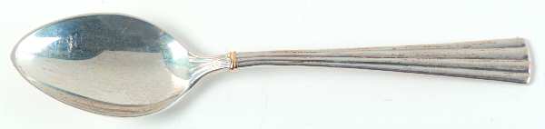 Des Must (Sterling, Gold Accent) Teaspoon