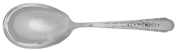 Crosby (Silverplate, 1935) Solid Smooth Casserole Spoon
