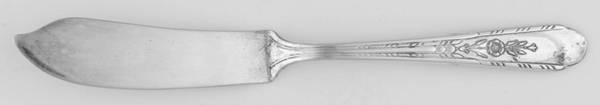 Crosby (Silverplate, 1935) Flat Handle Master Butter Knife
