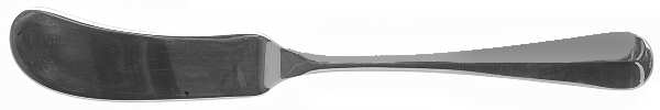 Rattail (Sterling) Flat Handle Butter Spreader