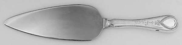 Victorian Bead (Sterling) Pie Server with Stainless Blade