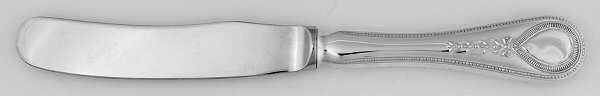 Victorian Bead (Sterling) Hollow Handle Master Butter Knife