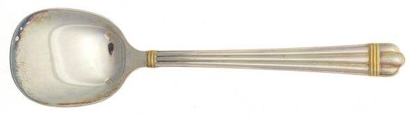 Aria Gold (Silverplate, Gold Accent) Sugar Spoon