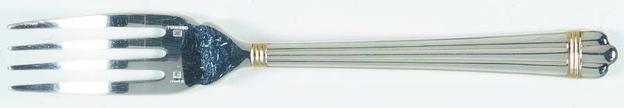 Aria Gold (Silverplate, Gold Accent) Individual Solid Fish Fork