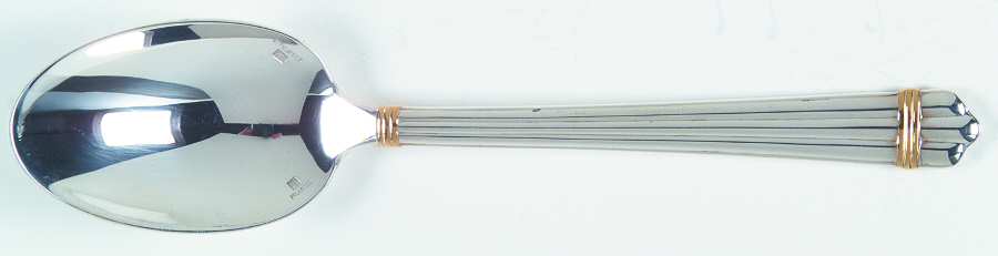 Aria Gold (Silverplate, Gold Accent) Place/Oval Soup Spoon