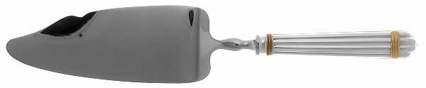 Aria Gold (Silverplate, Gold Accent) Pie & Cake Server with Stainless Blade